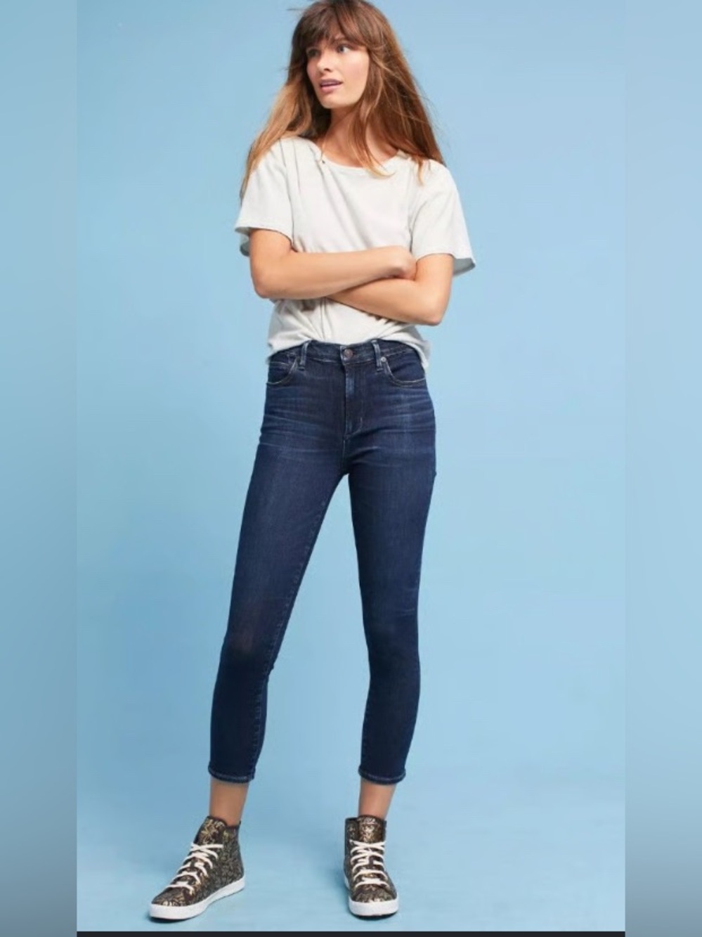 Citizens of Humanity Rocket Crop High Rise Skinny Jeans in the Weekender Size 26